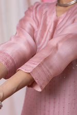 Thumbnail for The52 Beautiful Viscose Chanderi Fabric Straight Kurta, Pant and Dupatta Set