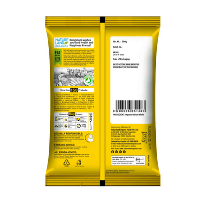 Nature Land Organics Maize Flour - Distacart