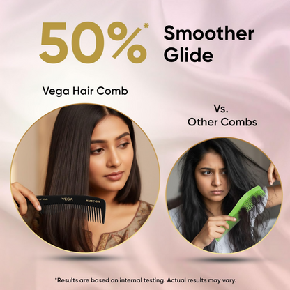Vega Handcrafted General Grooming Hair Comb - Dista