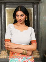 Thumbnail for Astita Linen Cotton(Woven Work) Multicolour Saree