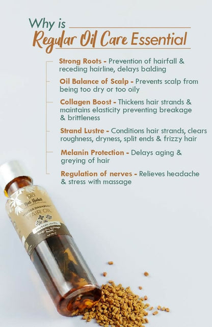 Nat Habit Soybean Methi Winter Hair Oil - Distacart