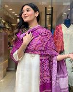 Thumbnail for Malishka Women's Cream Viscose Embroidered Straight Kurta Pant With Dupatta - Distacart