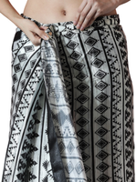 Thumbnail for Avantini Chinon Digital Print Ready To Wear Saree With Blouse Piece - Black