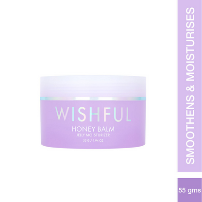 Wishful By Huda Beauty Honey Balm Jelly Moisturizer - Korean Skincare - Distacart