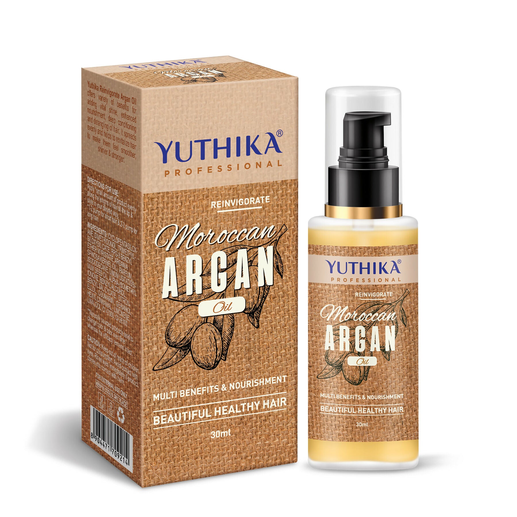 Yuthika Argan Oil Hair Serum - Moroccan Argan Oil - Distacart