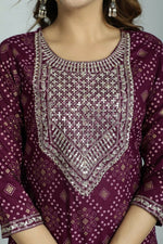 Thumbnail for Alvano Women's Attractive And Stylish Rayon A Line Kurta With Pant And Dupatta - Distacart