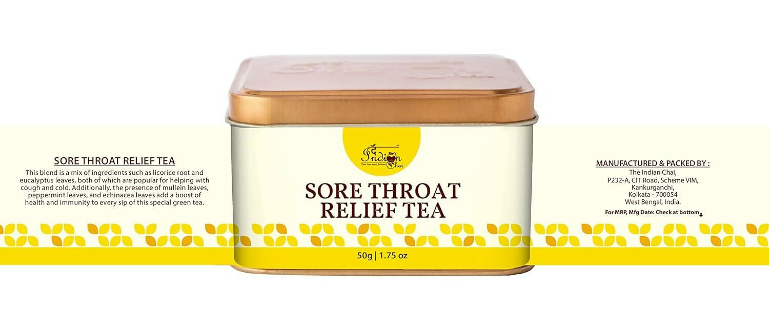 Buy The Indian Chai Sore Throat Relief Tea Online at Best Price