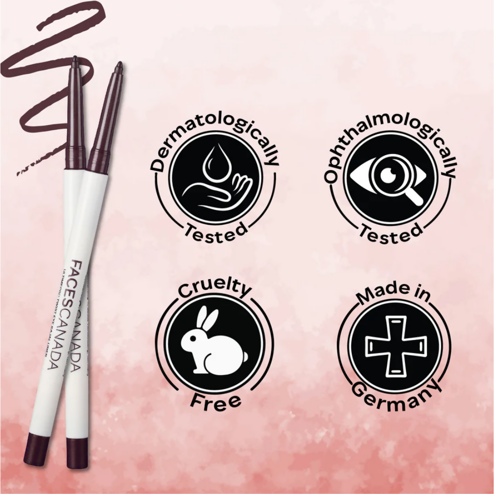 Faces Canada Ultime Pro Twist Eye Kajal Liner - Plum 04 - Distacart