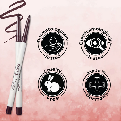 Faces Canada Ultime Pro Twist Eye Kajal Liner - Plum 04 - Distacart