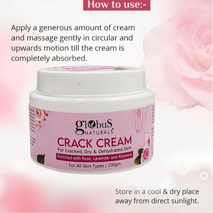 Globus Naturals Crack Cream Rose - Distacart