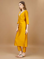 Thumbnail for Hand Embroidered Kurta With Pant & Banarasi Dupatta Premium, Multicolor - Hiral Fashion - Distacart