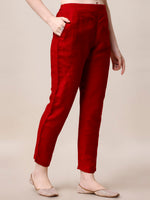 Thumbnail for Hand Embroidered Kurta With Pant And Dupatta Set, Multicolor - Hiral Fashion - Dista