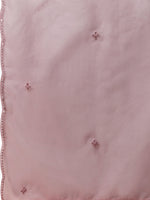 Thumbnail for Embroidered Kurta With Moti Embellished Pant And Dupatta Set, Multicolor - Hiral Fashion - Dista