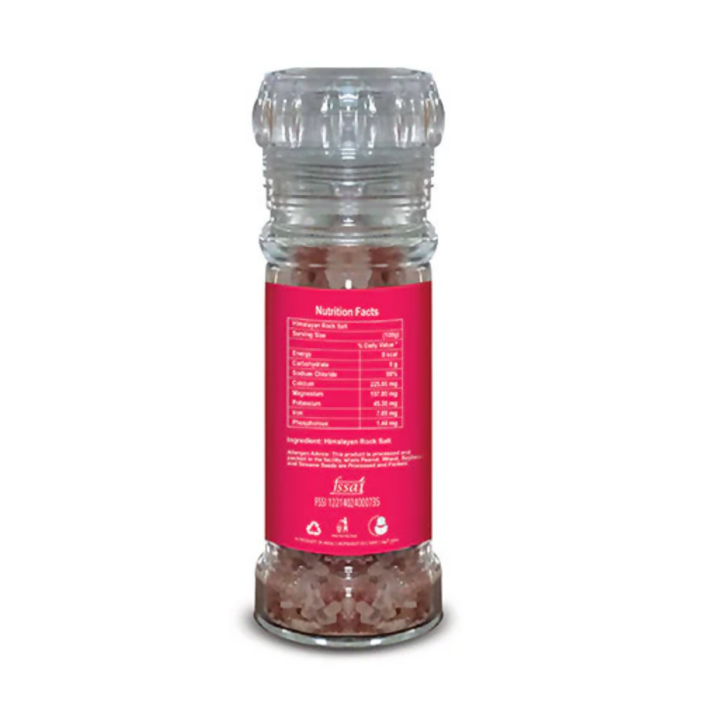 Nature Land Organics Grinder - Organic Himalayan Pink Rock Salt - Distacart