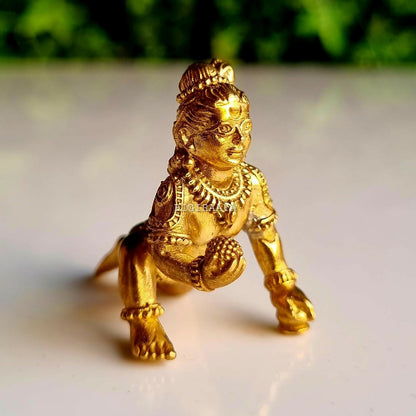 Pure Brass Bal Gopal Statue - Dista