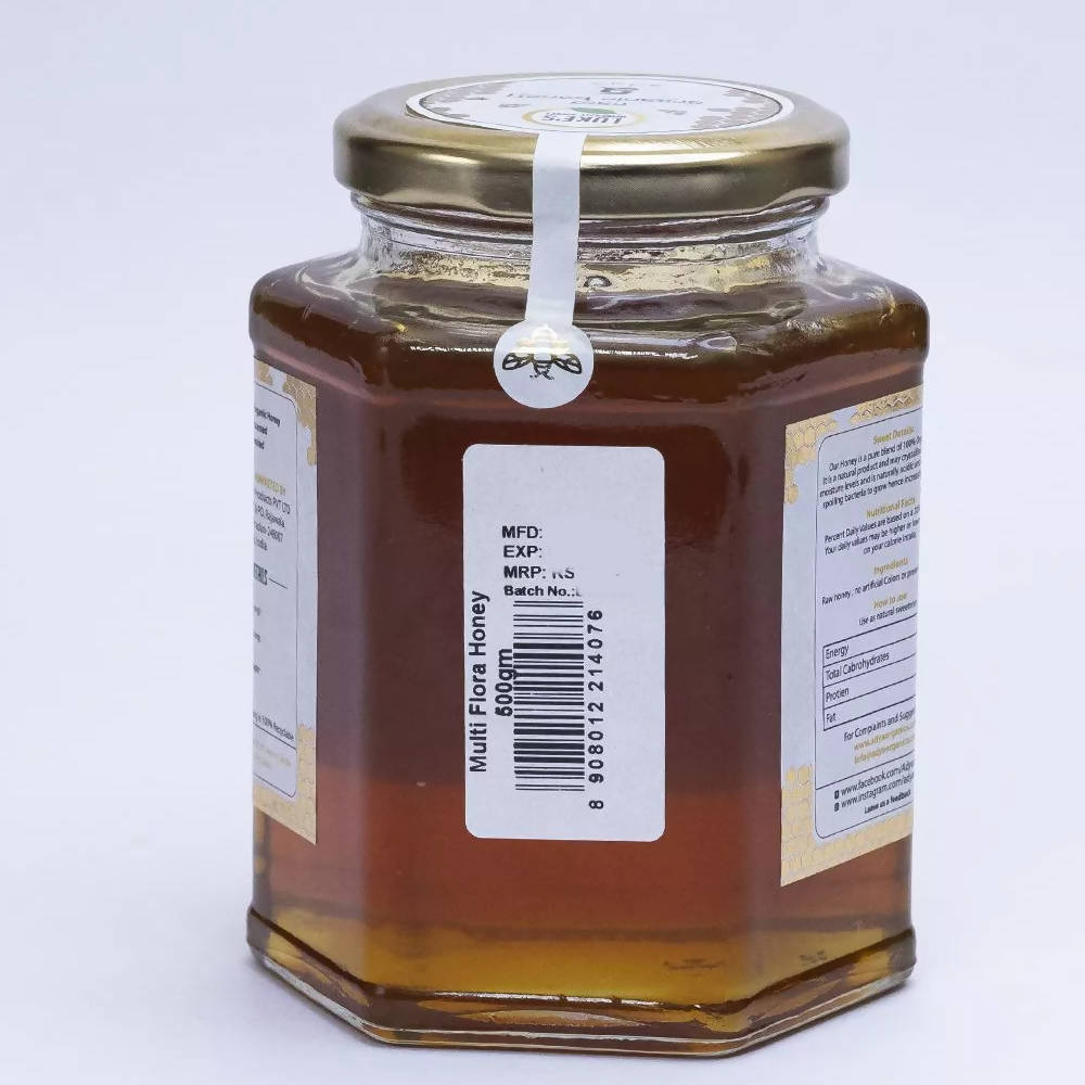 Adya Organics Raw Unprocessed Honey