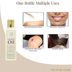 Thumbnail for The Pure Story Natural Cold Pressed Coconut Hair Oil - Distacart