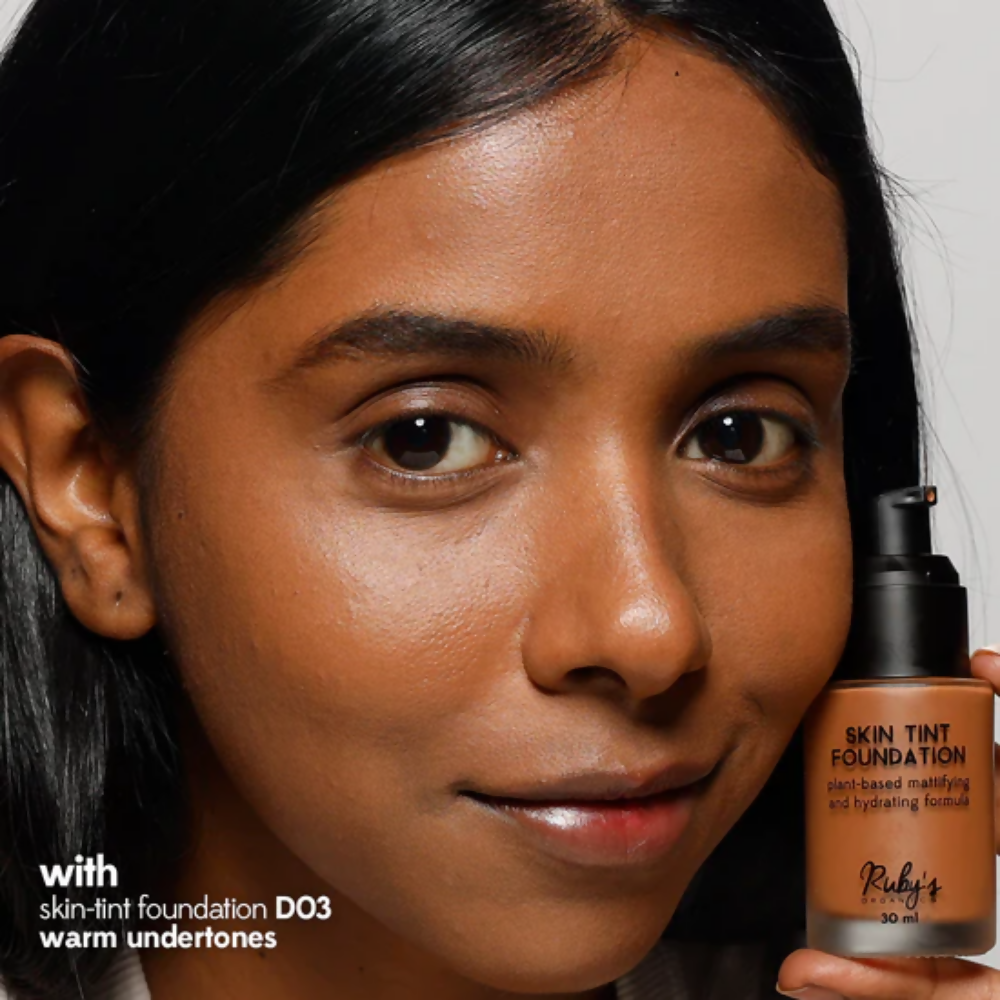 Ruby's Organics Skin-tint Mattifying Foundation - D 03 - Distacart