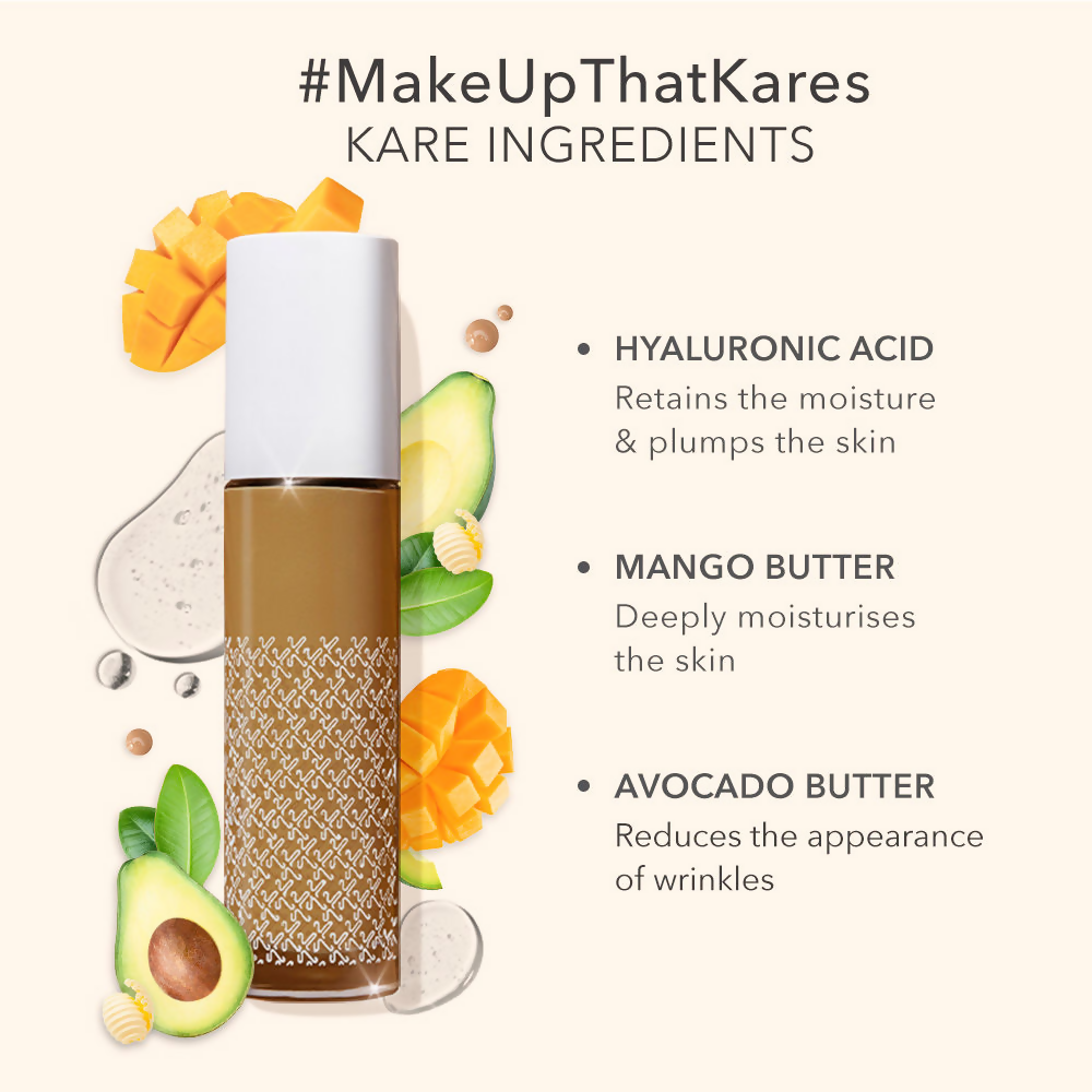 Kay Beauty By Katrina Kaif Hydrating Foundation - 180Y Deep - Distacart