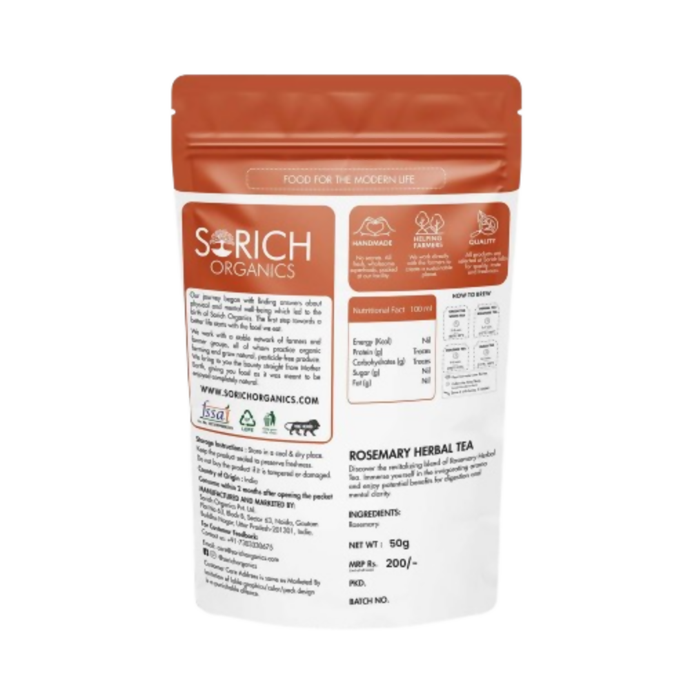 Sorich Organics Rosemary Herbal Tea