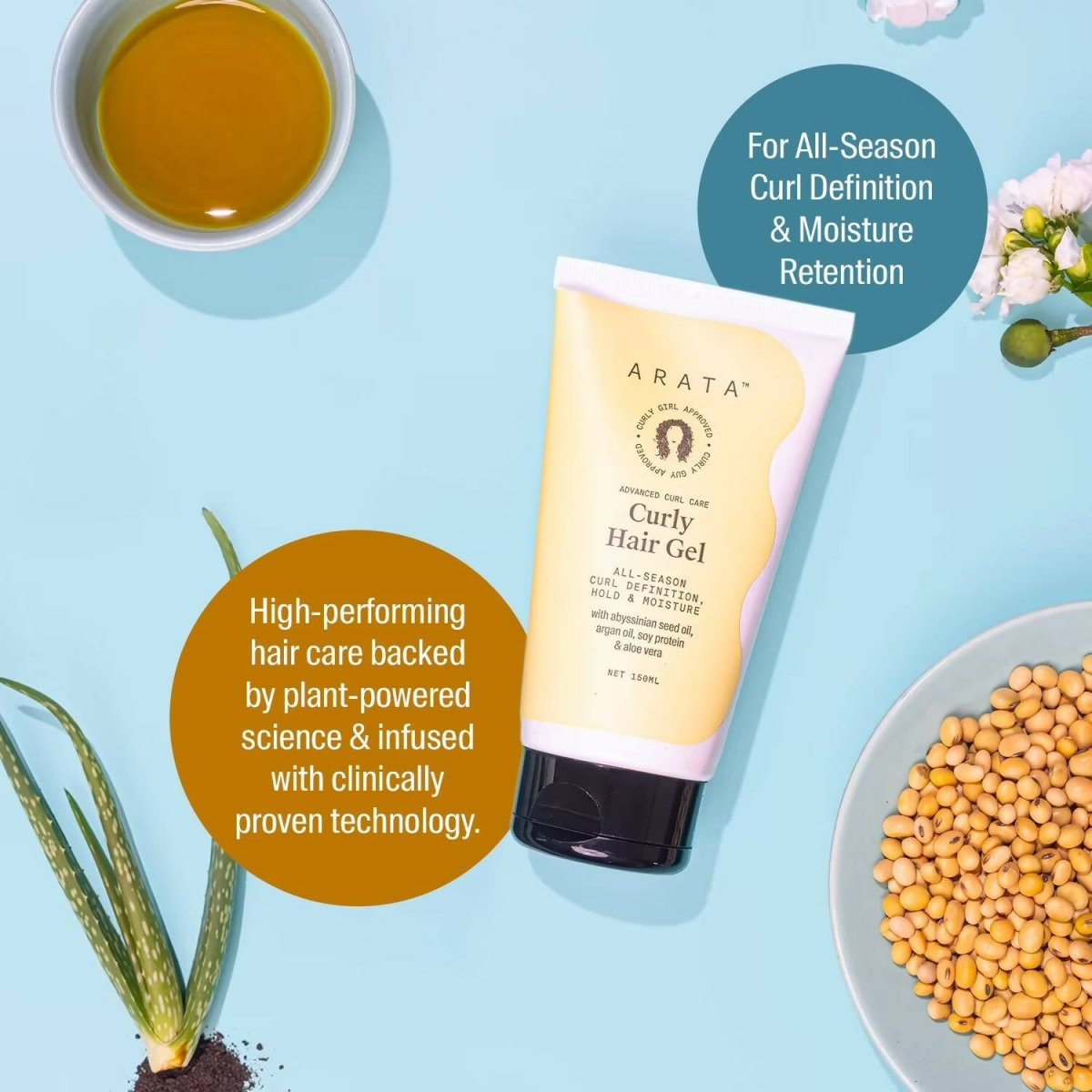 Arata Advanced Curly Hair Gel - Distacart