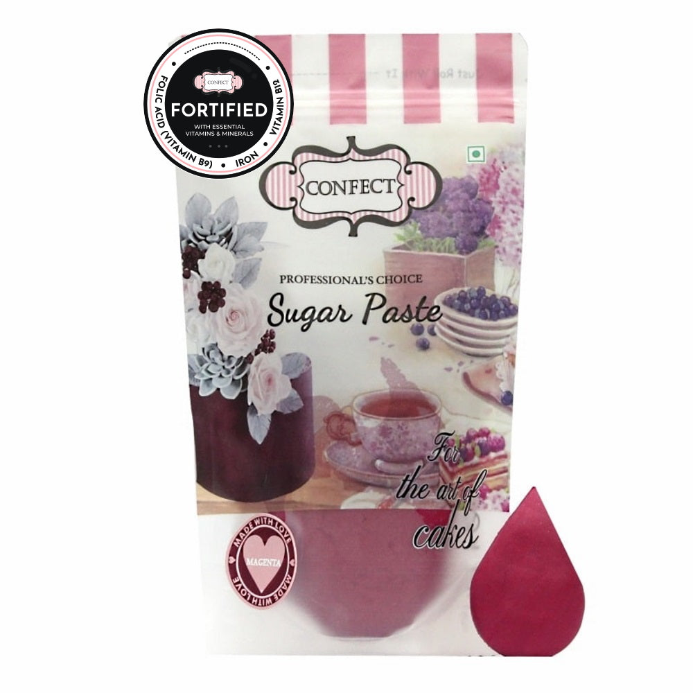 confect magnificent magenta nutritional sugarpaste 1 kg