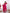 Lorenvalley Magenta Chinon Silk Embroidery Sequence and Jari Work Kurta Trousers with Dupatta Set