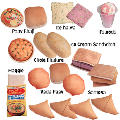The Small Wonderland Aamchi Mumbai Pretend Play Food Toys- Indian food inspired kitchen toys - Distacart