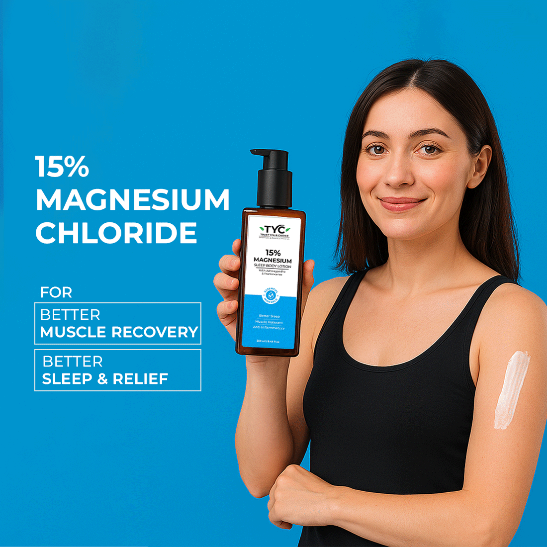 TYC 15% Magnesium Sleep Body Lotion - Dista