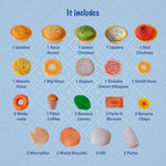 Thumbnail for The Small Wonderland Mahabali set-33 Piece Set south Indian food inspired pretend play food set