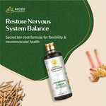 Thumbnail for Kerala Ayurveda Mahamascha Thailam massage oil bottle with ingredients on a green and beige background