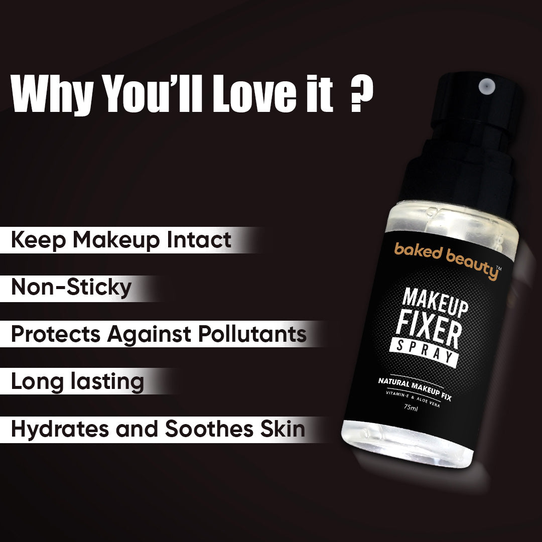 Baked Beauty Makeup Fixer With Aloe Vera & Vitamin-E - Distacart