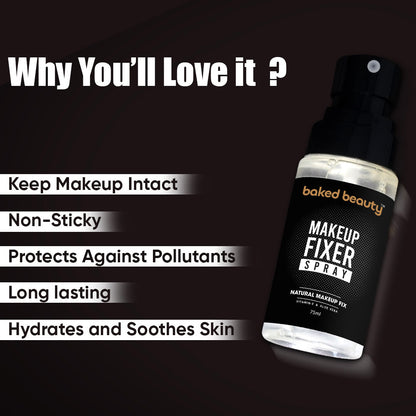 Baked Beauty Makeup Fixer With Aloe Vera & Vitamin-E - Distacart