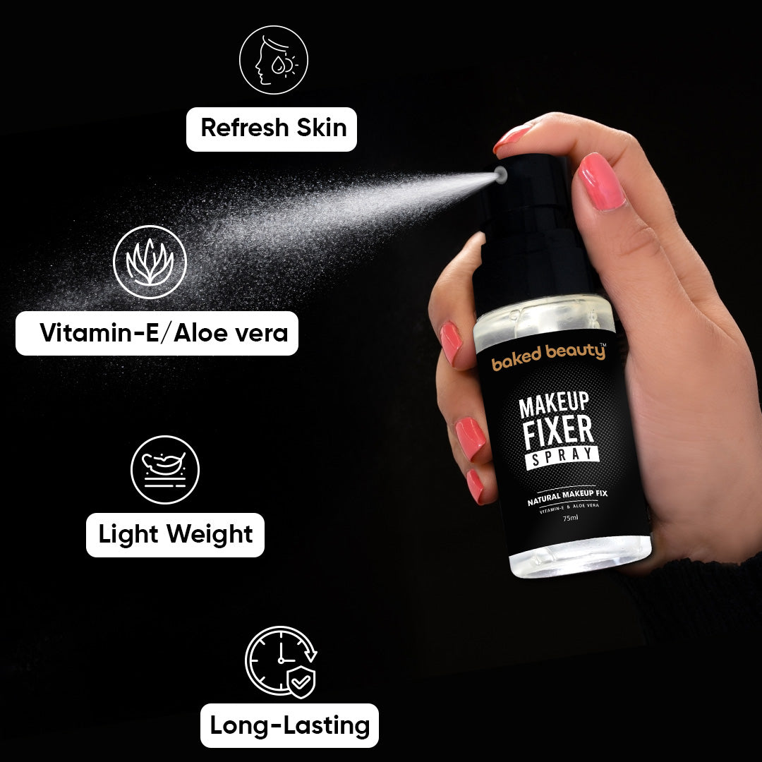 Baked Beauty Makeup Fixer With Aloe Vera & Vitamin-E - Distacart