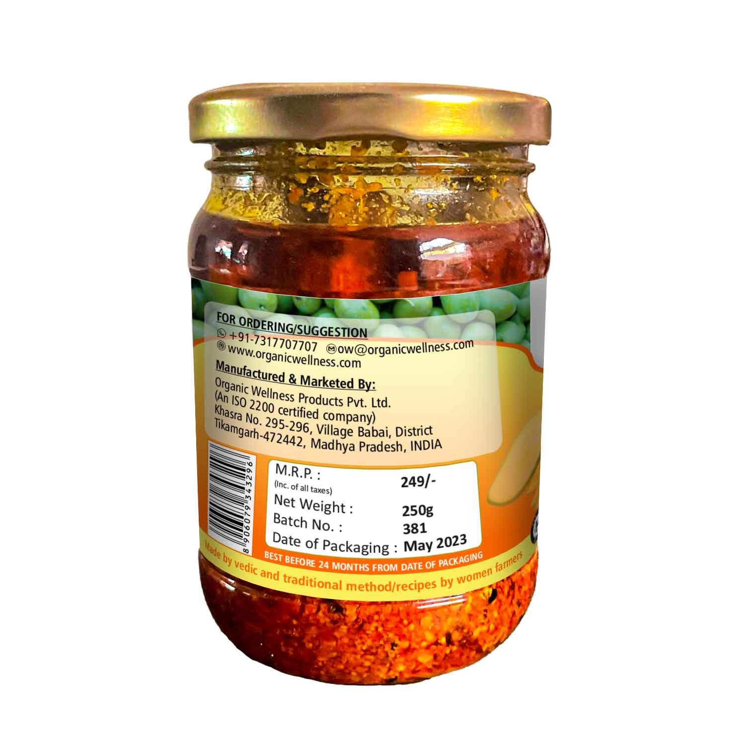 Organic Wellness Mango Pickle - Distacart