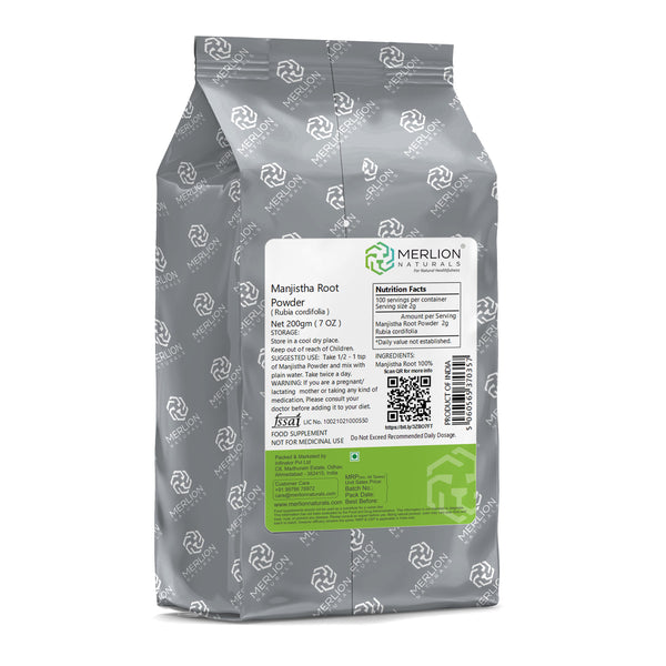 Merlion Naturals Manjistha Root Powder - Distacart