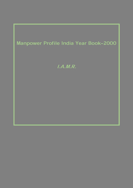 Manpower Profile India Year Book–2000 - Gyan Books - Distacart