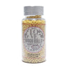 confect marigold yellow disco balls sprinkles 2 mm 120 gms