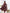Lorenvalley Pure Faux Georgette Multi Floral Print Fully Flared Anarkali Pant With Dupatta Set - Maroon - Distacart