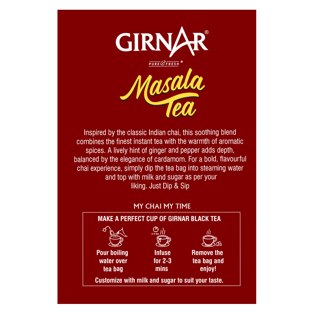 Girnar Black Tea Bags - Masala Tea