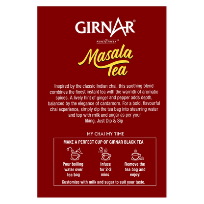 Girnar Black Tea Bags - Masala Tea - Distacart