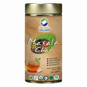 Organic Wellness Ow'Real Masala Chai Tin - Distacart