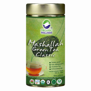 Organic Wellness Ow'Real Mashallah Green Tea Classic Tin Pack - Distacart