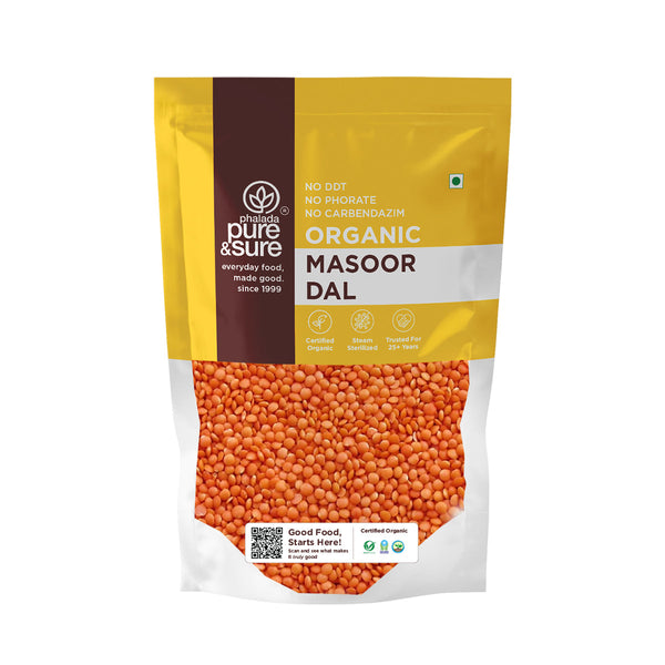 Pure & Sure Organic Masoor Dal - Distacart