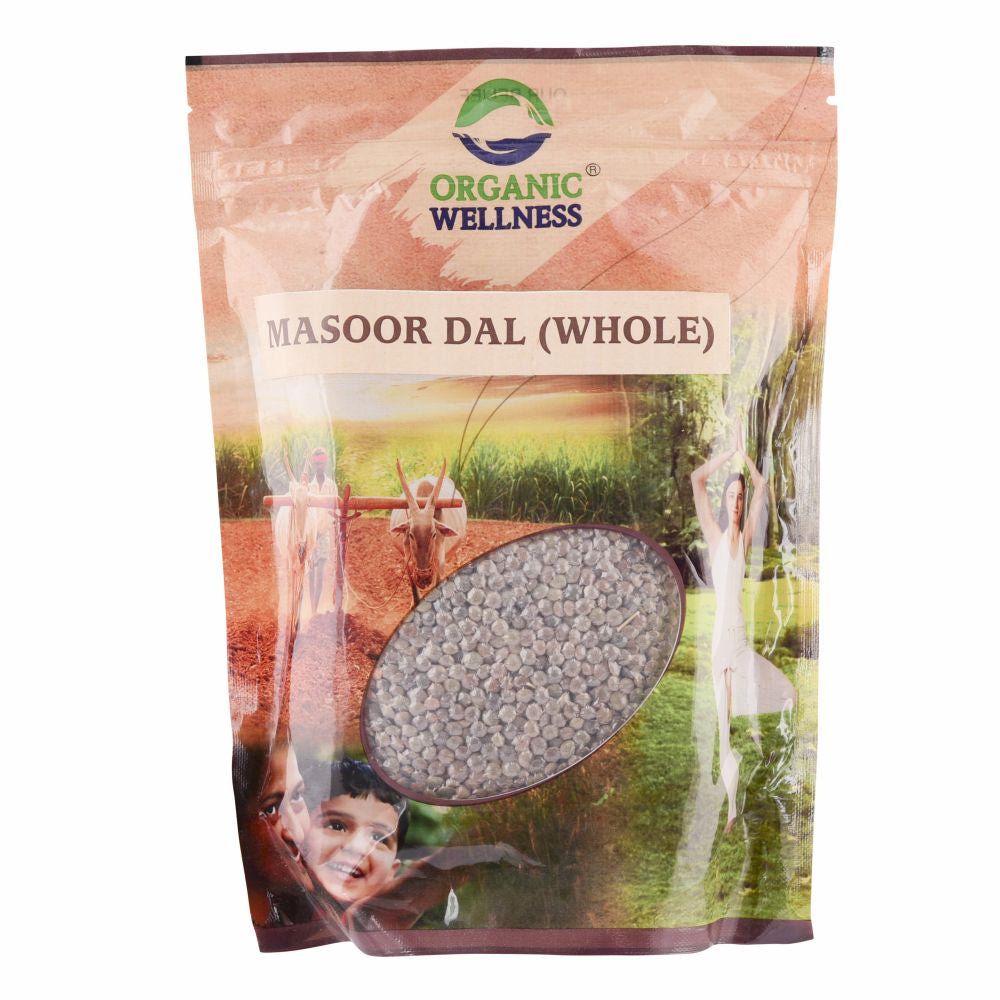 Organic Wellness Masoor Dal Whole - Distacart