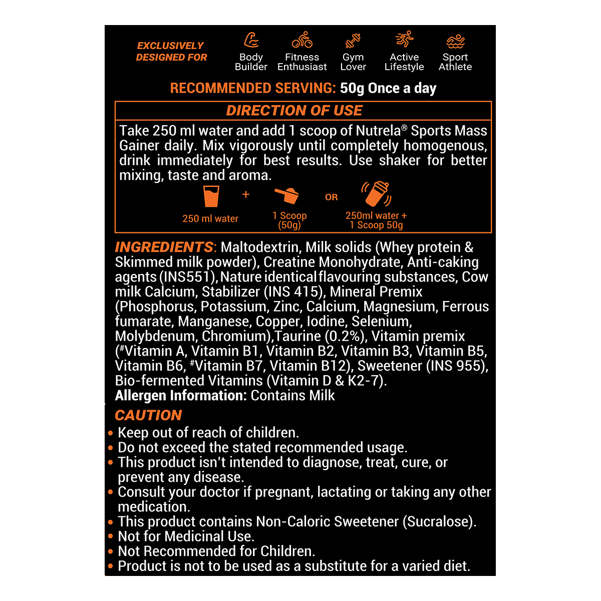 Patanjali Nutrela Sports Mass Gainer (Frvan-ice)