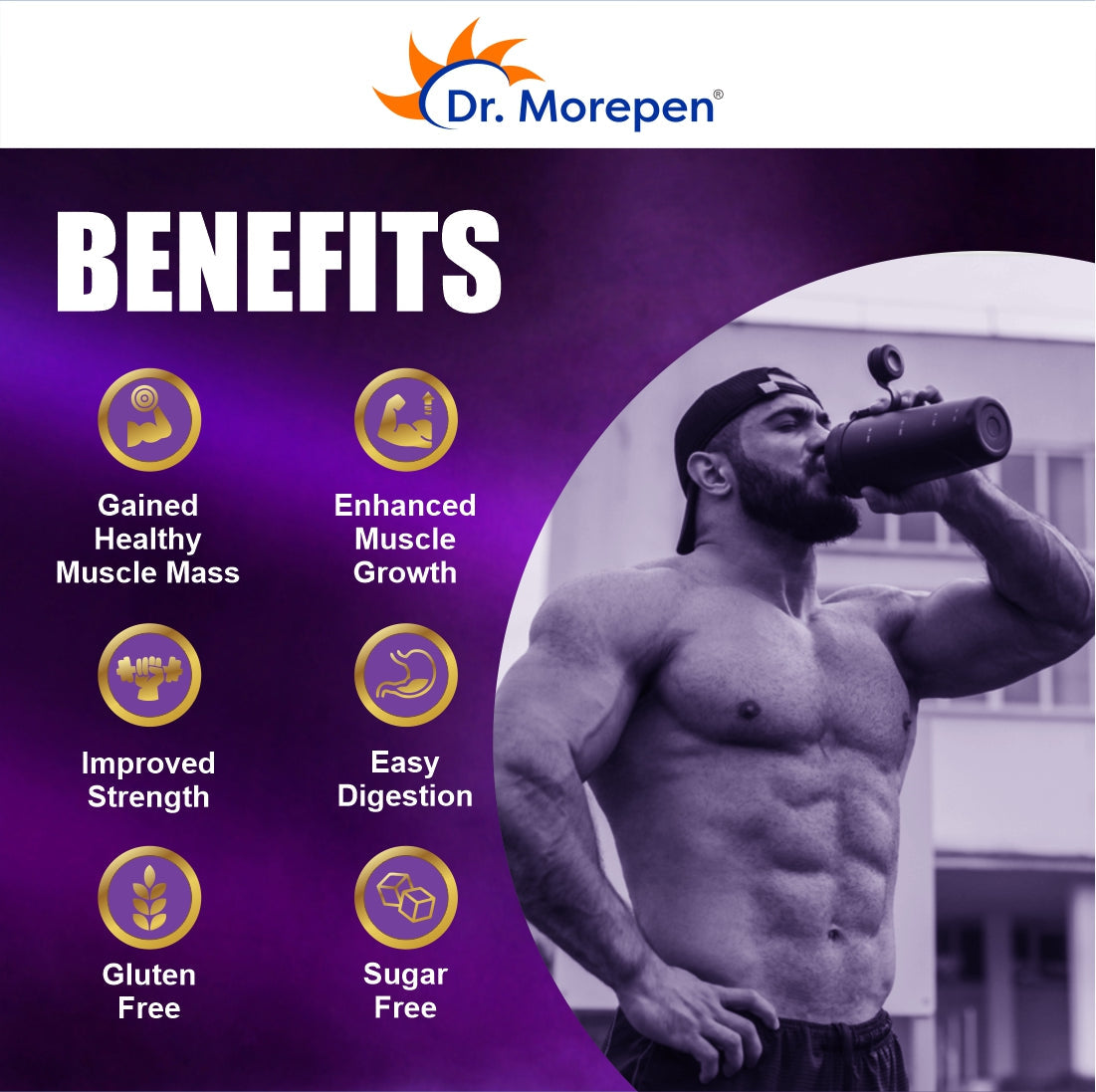 Dr Morpen Mass Gainer Chocolate