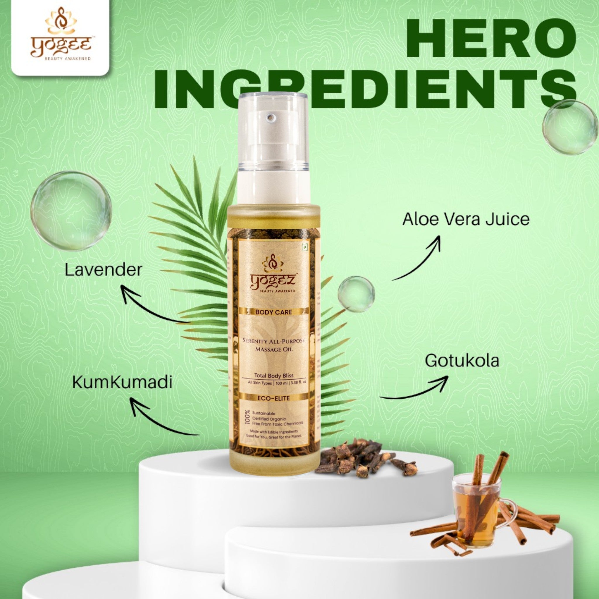 Yogez Serenity All-Purpose Massage Oil - Distacart