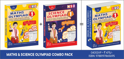 Math+Science Value Pack Class 1 (2 Book Set) by V&S Editorial Board - Dista