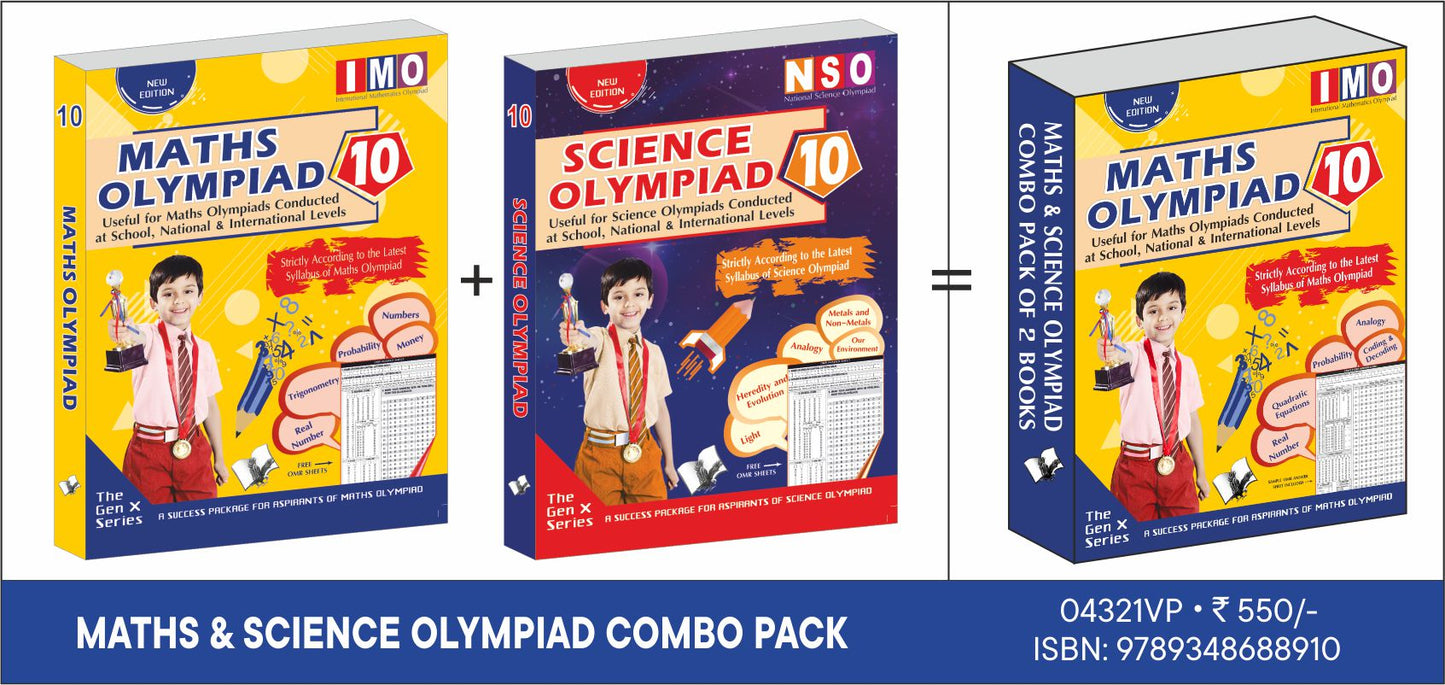 Math+Science Value Pack Class 10 (2 Book Set) by V&S Editorial Board - Dista